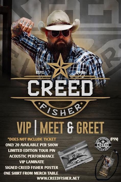 creed fisher concert tickets